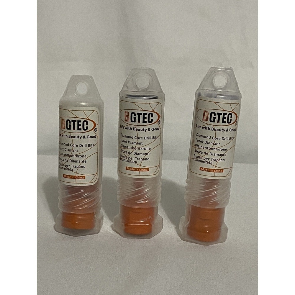 Lot of 6 BGTEC Diamond Core Drill Bits 6mm 8mm 10mm 25mm 35mm 50mm 5/8-11 - Picture 2 of 16